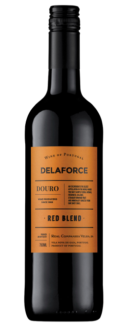 bottle of delaforce red blend douro wine